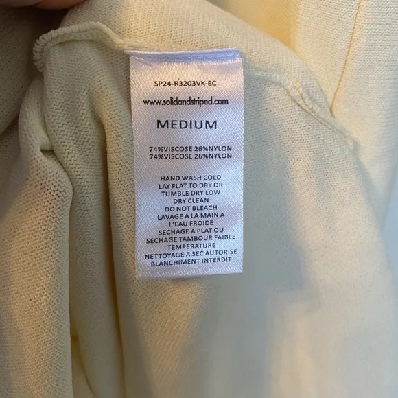 NWT Solid & Striped Soglio Dress Size M - Picture 9 of 14